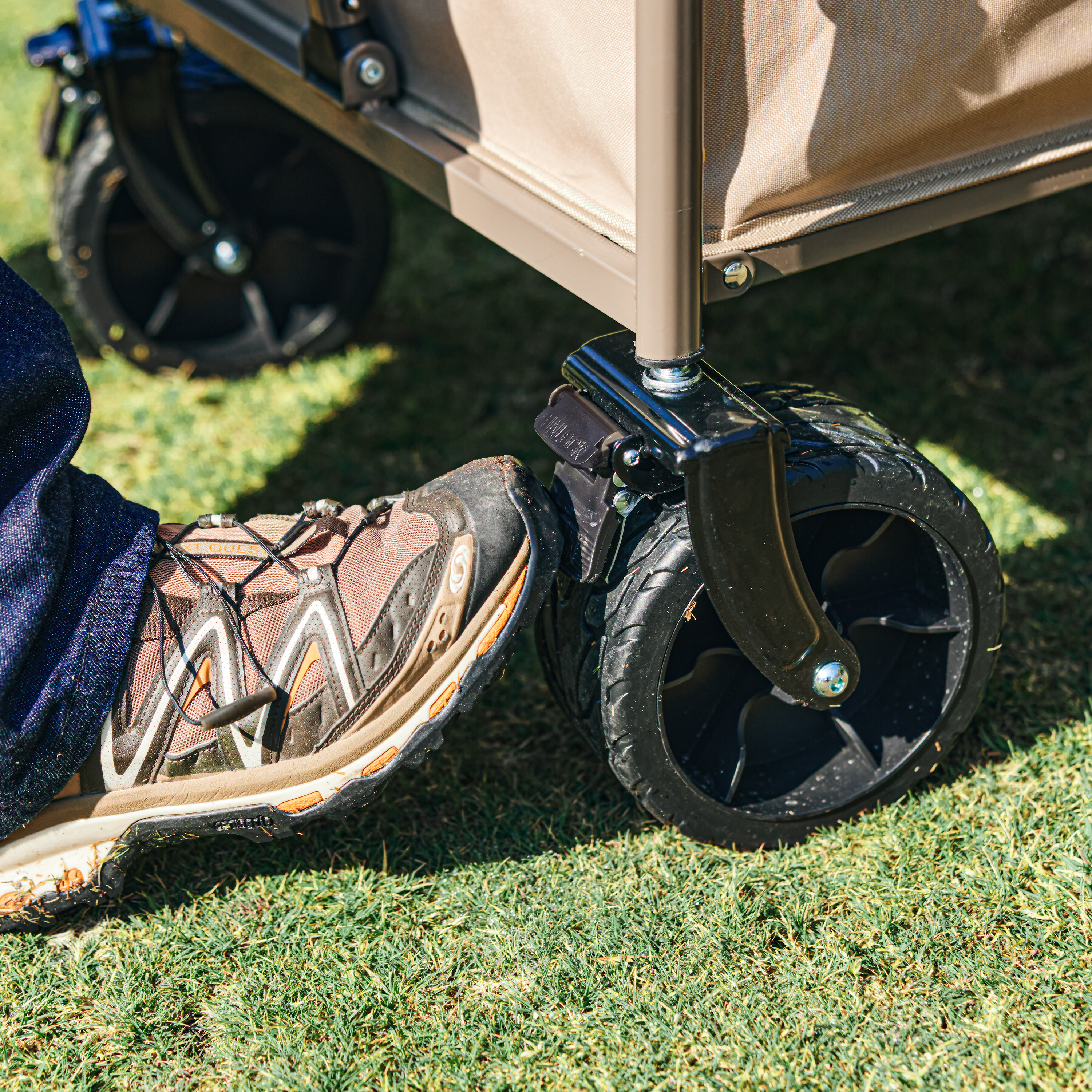 Naturehike skládací přepravní vozík (100L) odlehčený - 7,7 kg - šedý